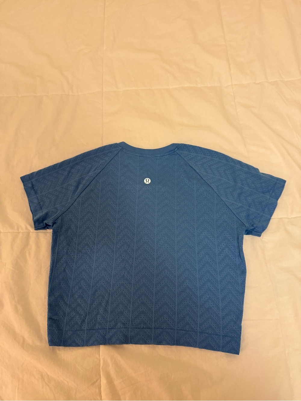 Lululemon Swiftly Pointelle Cropped Short
Sleeve Top